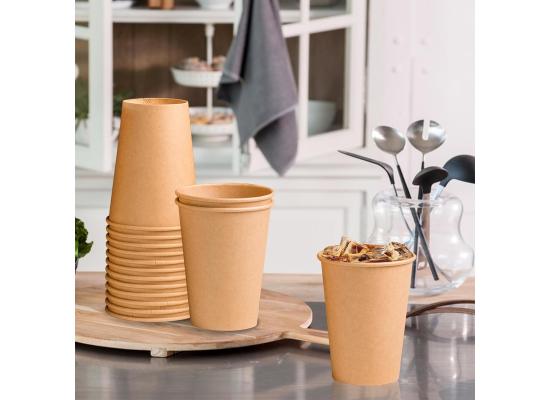 Kraft Paper Cups Small Pack of 50